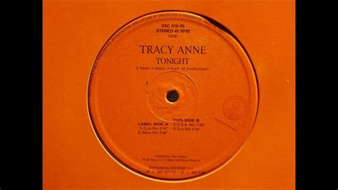 Tracy Anne Tonight Radio Mix Hq Youtube
