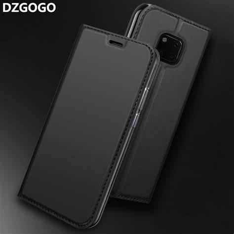 For Huawei Mate 20 Pro Case Cover Luxury Pu Leather Soft Tpu Silicone