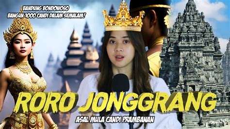 Roro Jongrang Legenda Candi Prambanan Cerita Rakyat Indonesia Youtube