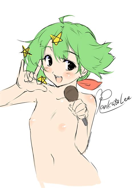 Rule 34 Breasts Female Flat Chest Green Hair Macross Macross Frontier