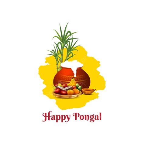 Happy Pongal Pot Vector Design Pongal Pongal Pot Happy Pongal Day