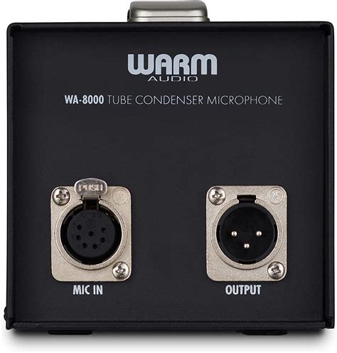 Warm Audio Wa 8000 Large Diaphragm Tube Condenser Microphone Black W
