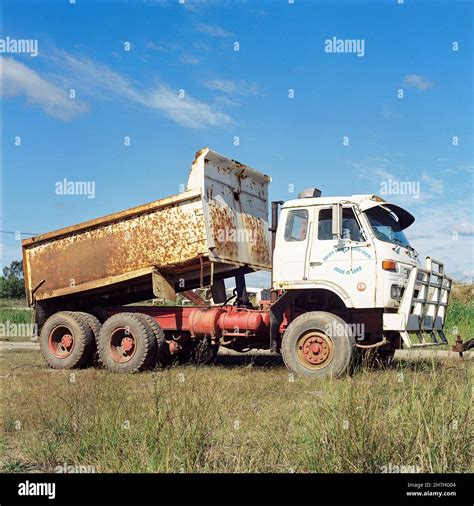 Old Dumper Truck Queenslandaustralia Stock Photo Alamy