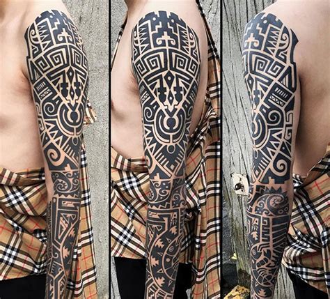 Mayan Tattoo Sleeve