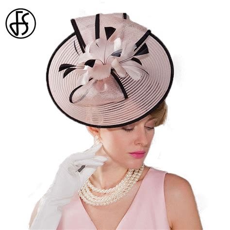 Fs Summer Wedding Hat For Woman Vintage Pink Pillbox Hats Flowers