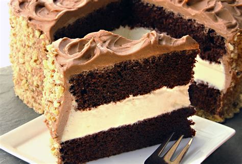 But the cake itself is only mildly sweet; Dressel's Chocolate Fudge Whipped Cream Cake - Lost ...