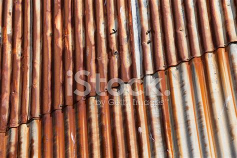 Rusty Corrugated Steel Siding Stock Photo Royalty Free Freeimages