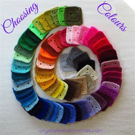 Choosing Colours For Your Crochet Projects Crystals And Crochet Granny