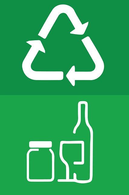 Logo Kitar Semula Plastik Recycle Sticker Paper Aluminium Glass Sexiz Pix