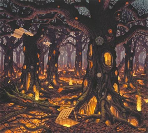 Autumn Jacek Yerka Digital 2013 Art