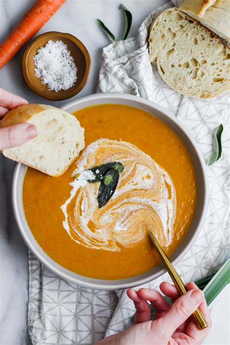This Super Cozy Potato Carrot And Leek Soup Is The Perfect Easy Veggie