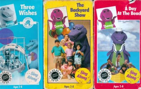 I Want My Vhs On Twitter Barney The Backyard Show A Day At The