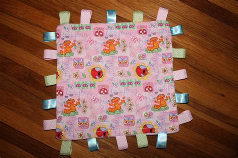 Kristens Creative Corner Taggie Blanket For Baby Tag Lovey