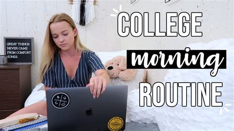 College Morning Routine Youtube