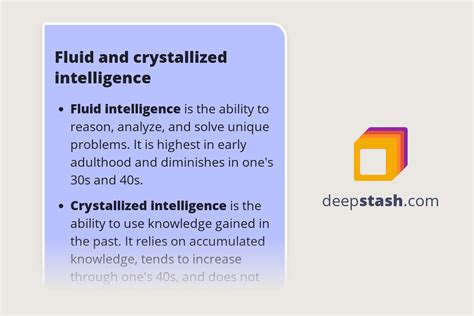 Fluid And Crystallized Intelligence Deepstash