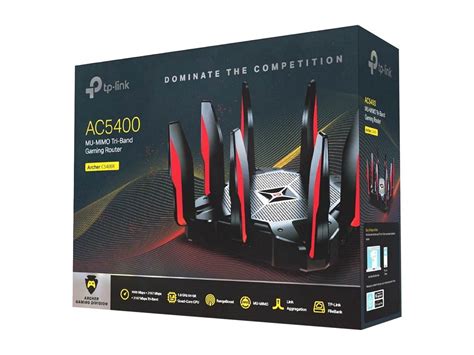 Tp Link Ac5400 Tri Band Wifi Gaming Routerarcher C5400x Mu Mimo