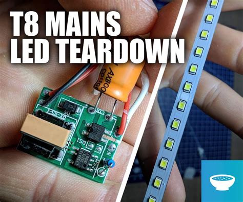 T8 Mains Led Light Teardown 4 Steps Instructables