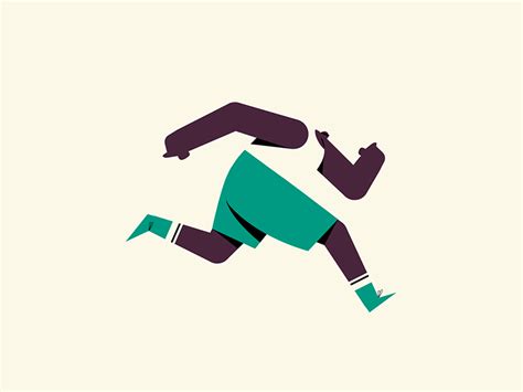 Running Time Vector Animation Motion Design Animation Character