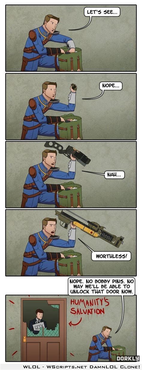 Fallout Logic Fallout Funny Video Game Logic Fallout Meme