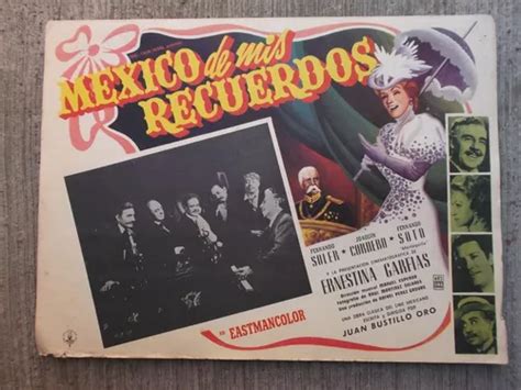 Vintage Lobby Card Mexico De Mis Recuerdos 8 MercadoLibre