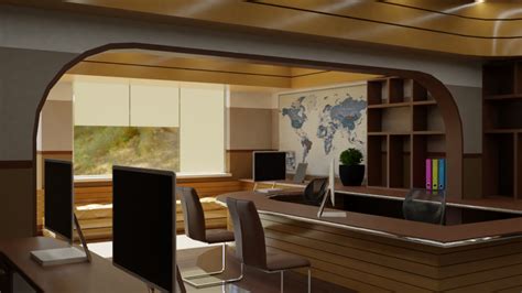 Ilya Pechnikov Travel Agency Office Interior Design
