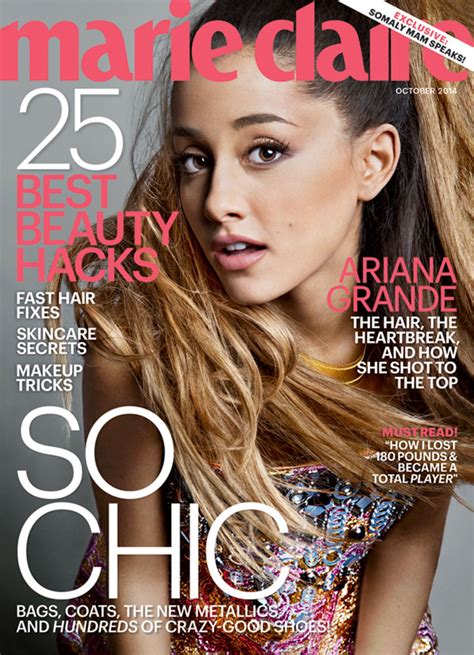 Ariana Marie Claire Magazine Cover Marie Claire Magazine Ariana