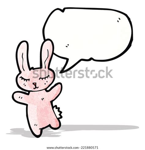 Cartoon Pink Bunny Rabbit Stock Vector Royalty Free 221880571