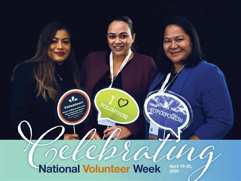 Celebrating National Volunteer Week 2020 California Hospital Association