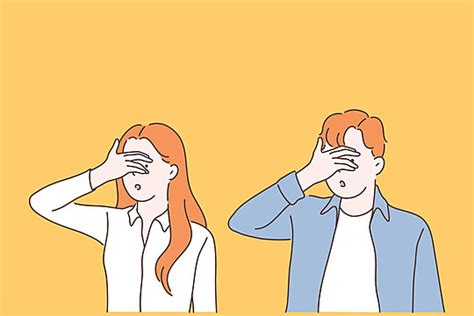 Turn A Blind Eye Clipart Cartoon