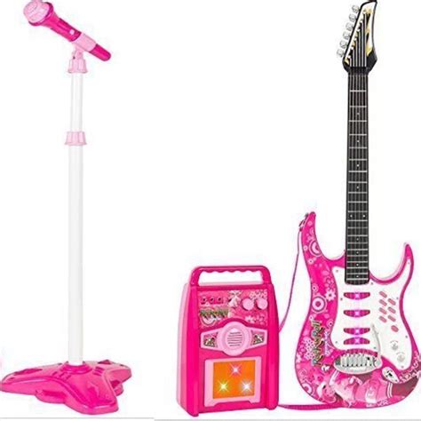 Imeshbean Electric Toy Guitar Kit Toy Play Set For Kids