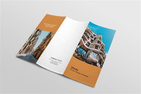 Trifold Agency Travel Brochure Template by Graphicques | Codester