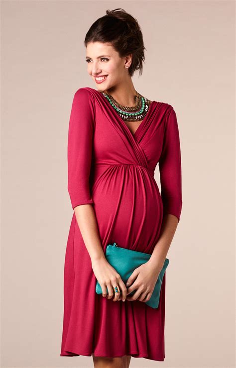 Willow Maternity Dress Raspberry Pink Maternity Wedding Dresses Evening Wear And Party