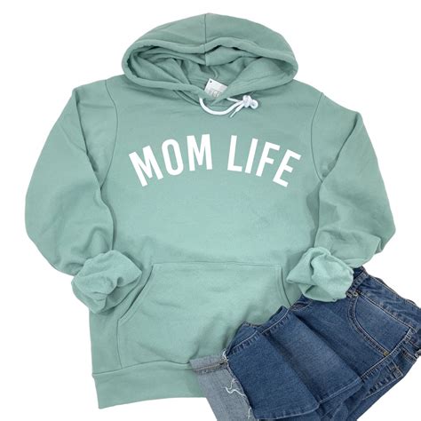 Mom Life Hoodie Sweatshirt Mom Sweatshirt Mama Hoodie Mom Etsy