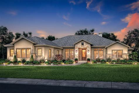 plan 51795hz one story living 4 bed texas style ranch home plan ranch style house plans