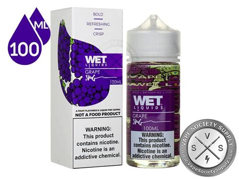 Grape Ejuice By Wet Liquids 100ml ⋆ 1399