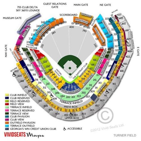 Atlanta Braves Stadium Seating Chart