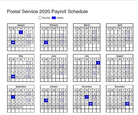 Usps days off calendar 2024