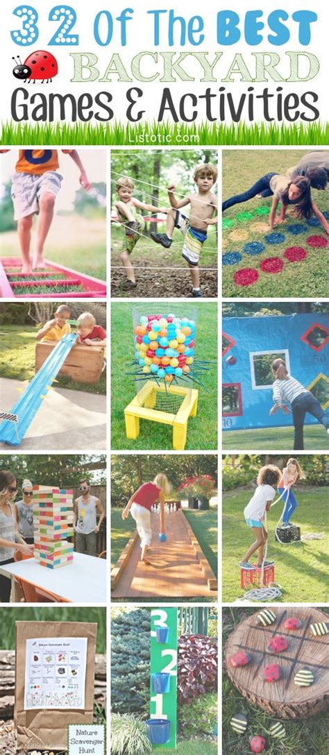 Boy have you hit the jackpot, friend. 32 Of The Best DIY Backyard Games & Activities