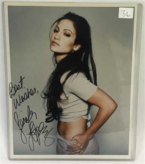Jennifer Lopez Signed Photograph