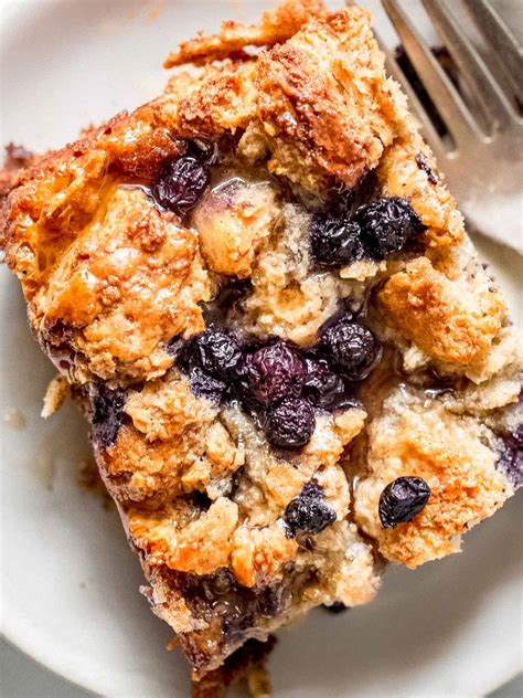 Easy Blueberry Bread Pudding Recipe Little Spoon Farm