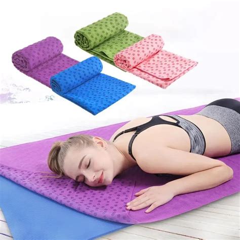 Cm Cotton Yoga Blankets Soft Travel Sport Fitness Exercise Yoga Pilates Mat Cover Towel
