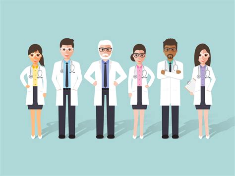 Group Of Doctors Medical Staff Vector Art At Vecteezy