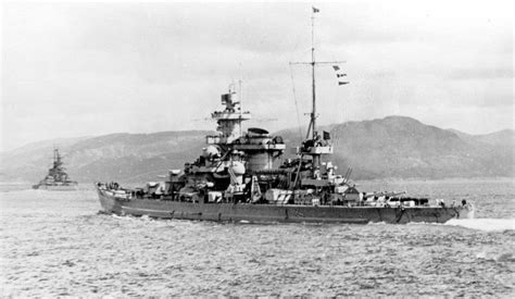 The Stern View Of Scharnhorst And Gneisenau In The Background On