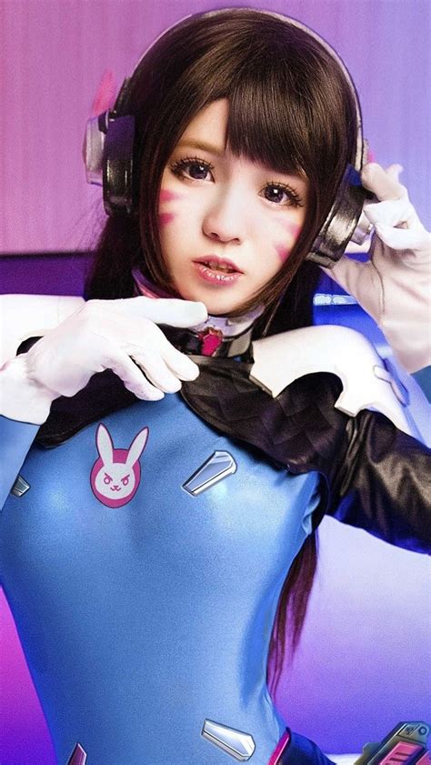 640x1136 Dva Overwatch Cosplay Iphone 55c5sse Ipod Touch Hd 4k