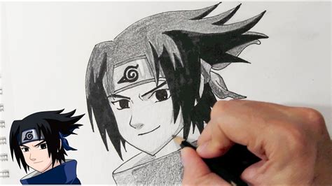 How To Draw Sasuke Uchiha From Naruto Step By Step Youtube