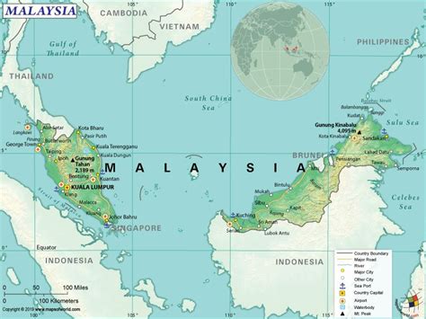 What Are The Key Facts Of Malaysia Geography Map Map Map Geo
