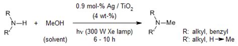 N Methylation Of Amines With Methanol At Room Temperature