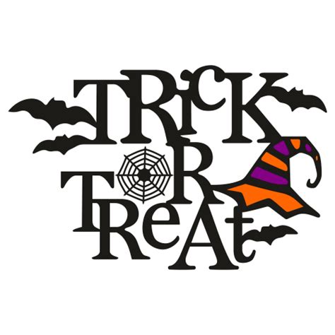 Trick Or Treat Halloween Svg Trick Or Treat Halloween Vector File