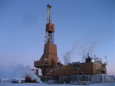 Gas Hydrate Drill Rig At The Mt Elbert Test Site In Alaska Us