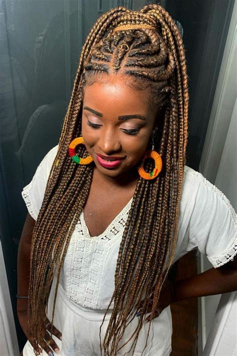 Knotless Box Braids Box Braids Styling Braided Hairstyles Blonde Hot Sex Picture